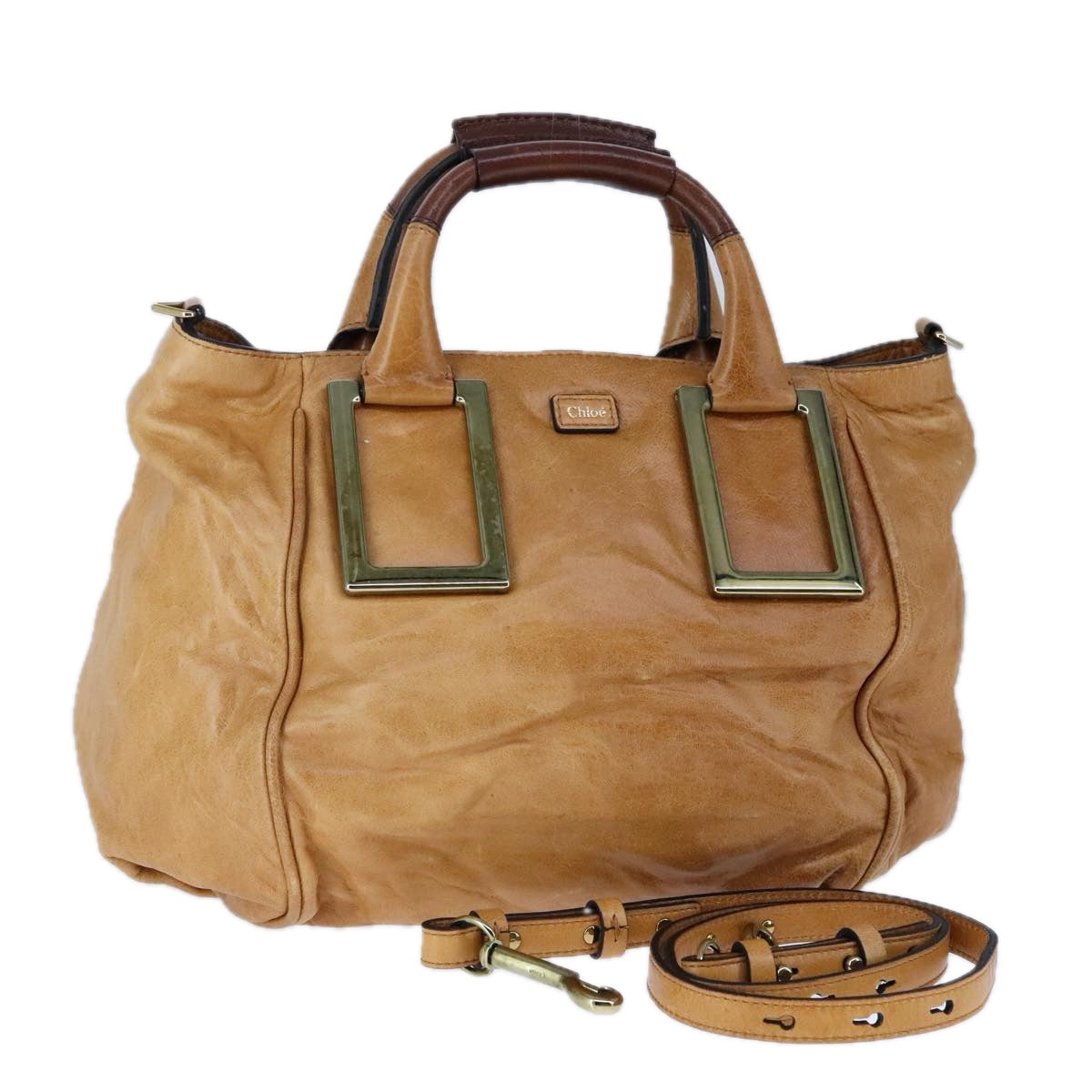 Chloé Ethel Brown Leather Handbag (Pre-Owned)