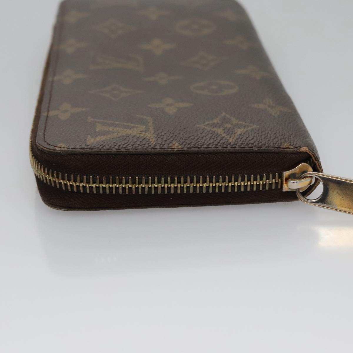 Louis Vuitton Zippy Wallet Brown Canvas Wallet (Pre-Owned)