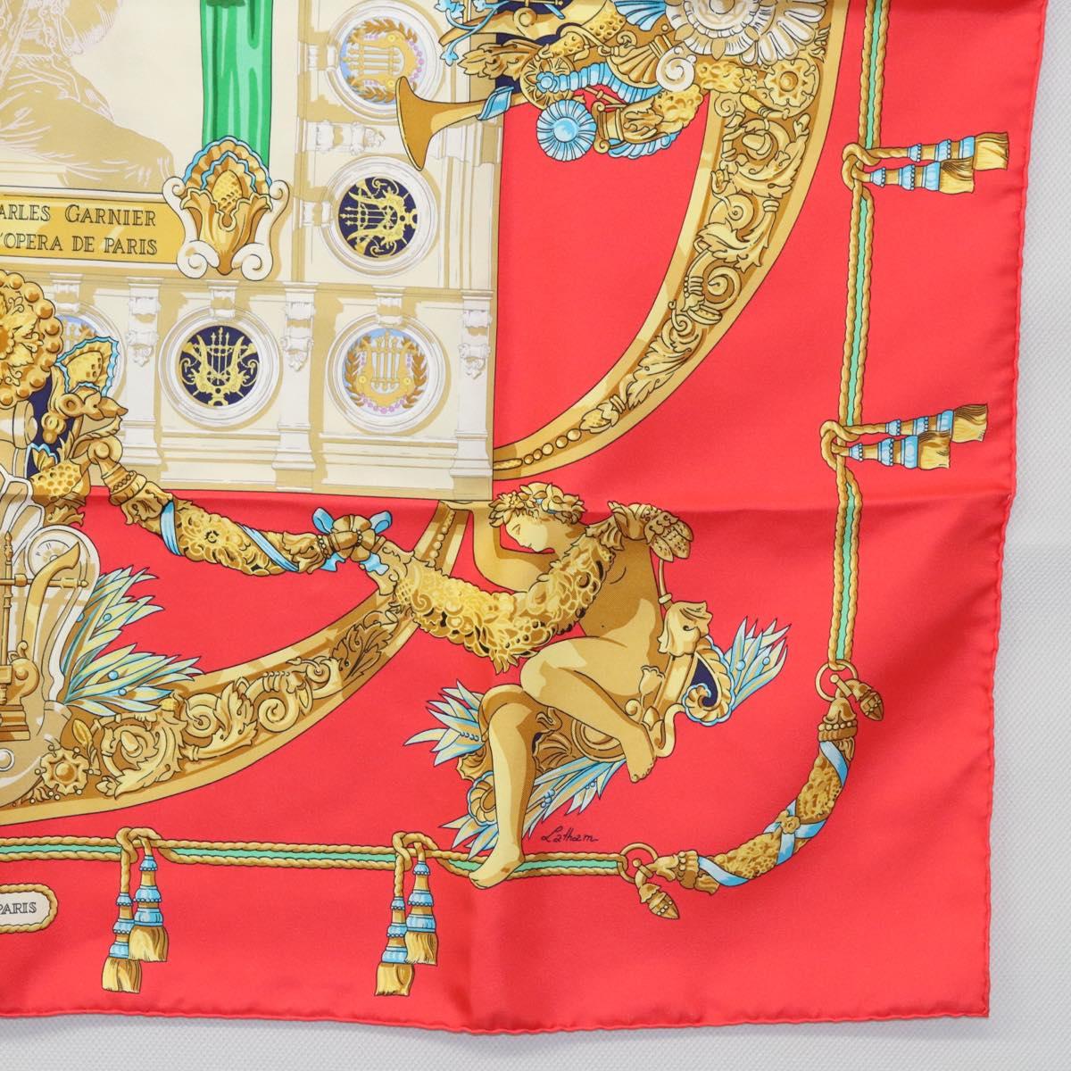 Hermès Red Silk Scarf (Pre-Owned)