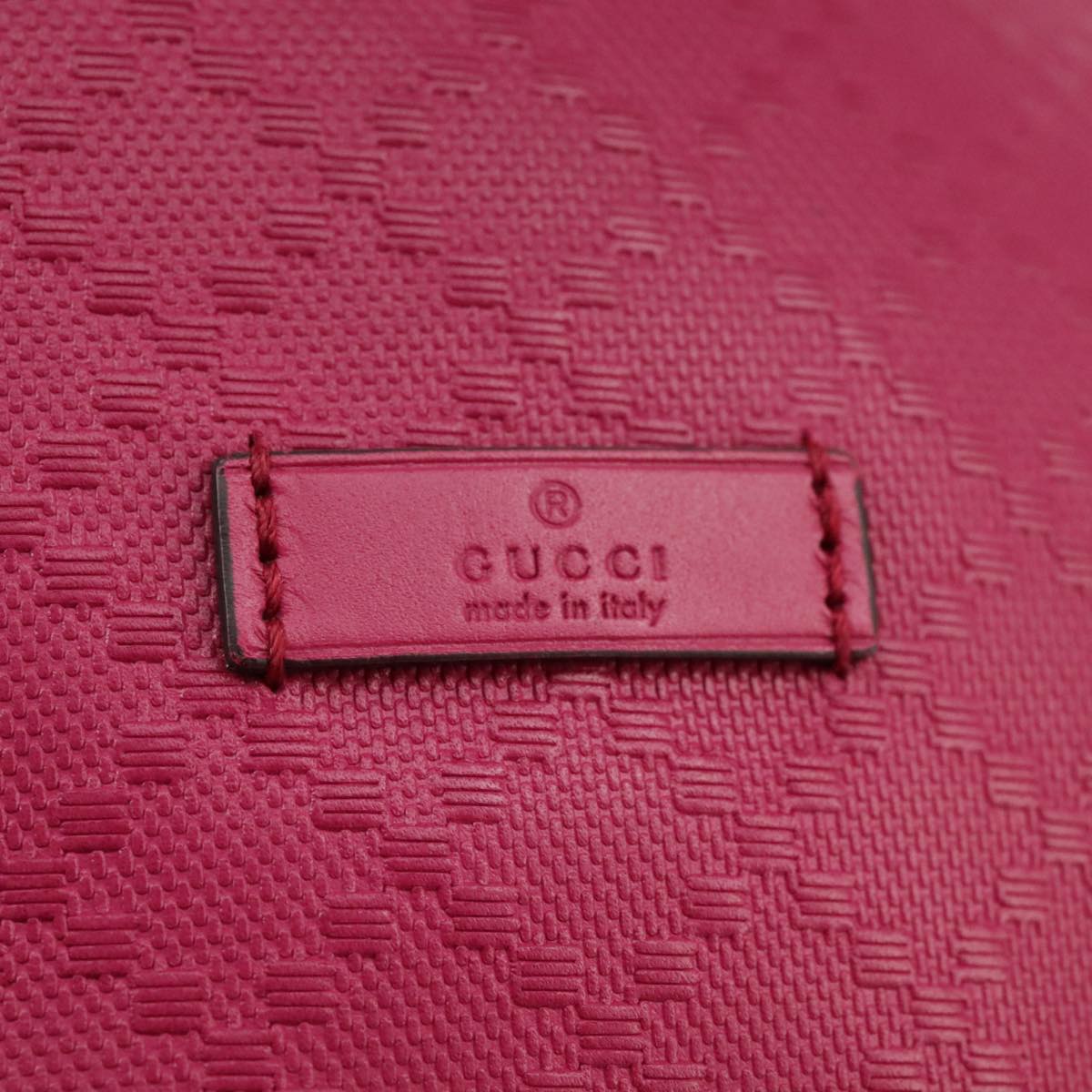Gucci Diamante Pink Leather Shoulder Bag (Pre-Owned)