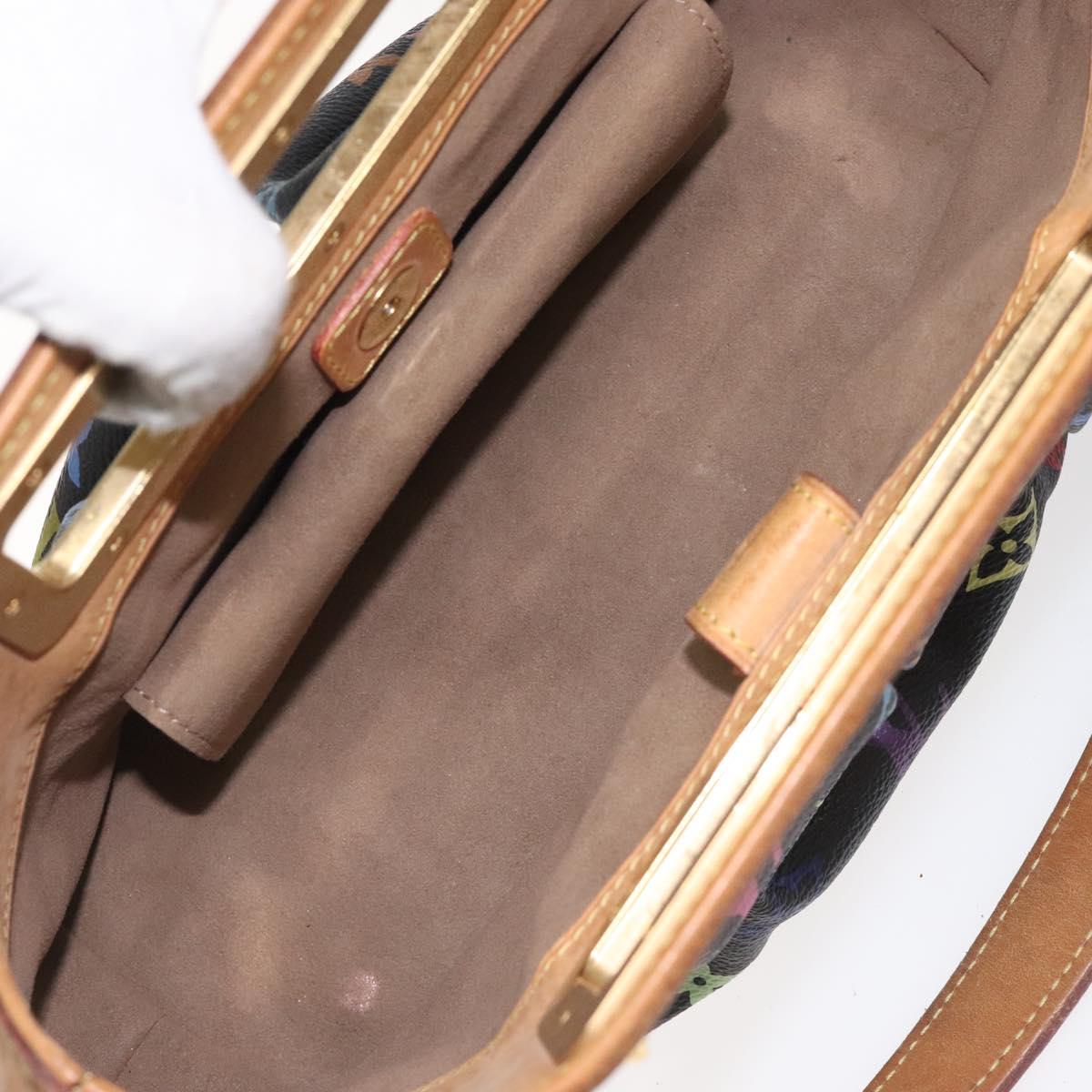 Louis Vuitton Judy Black Canvas Shoulder Bag (Pre-Owned)