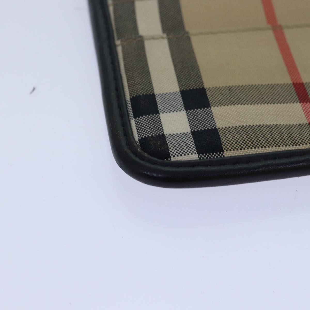 Burberry Nova Check Beige Canvas Wallet (Pre-Owned)