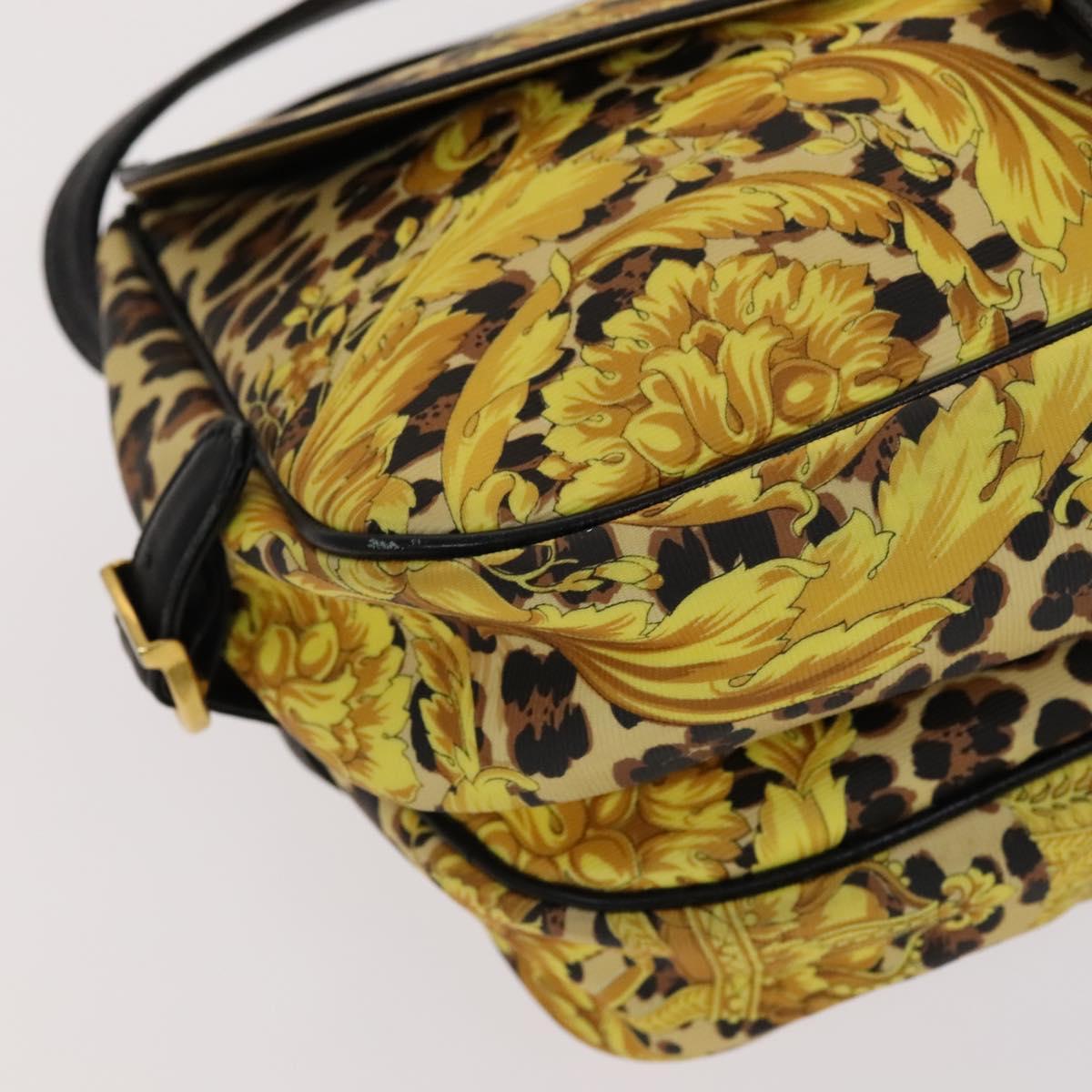 Versace - Yellow Canvas Shoulder Bag (Pre-Owned)