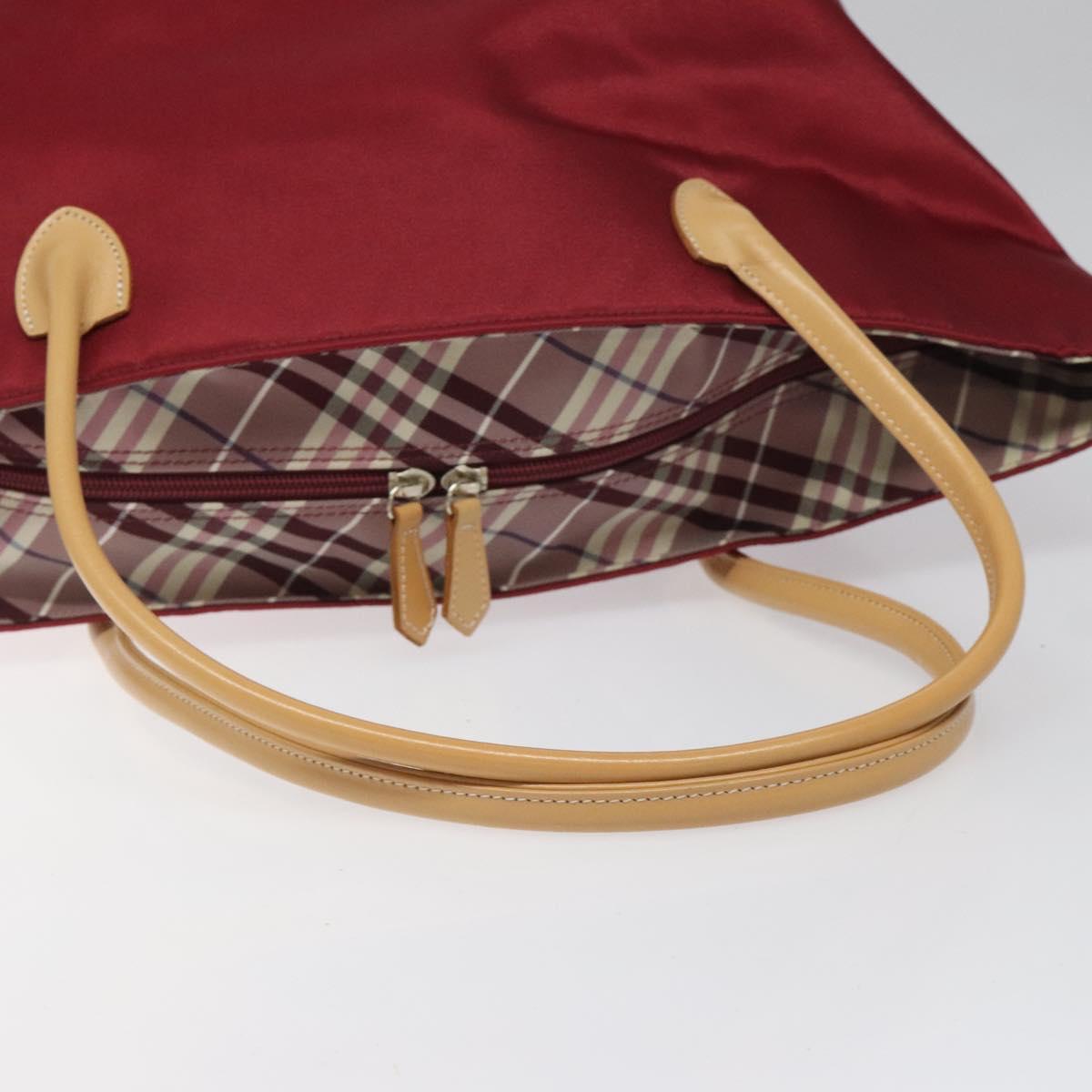 Burberry Blue Label Red Synthetic Tote Bag (Pre-Owned)