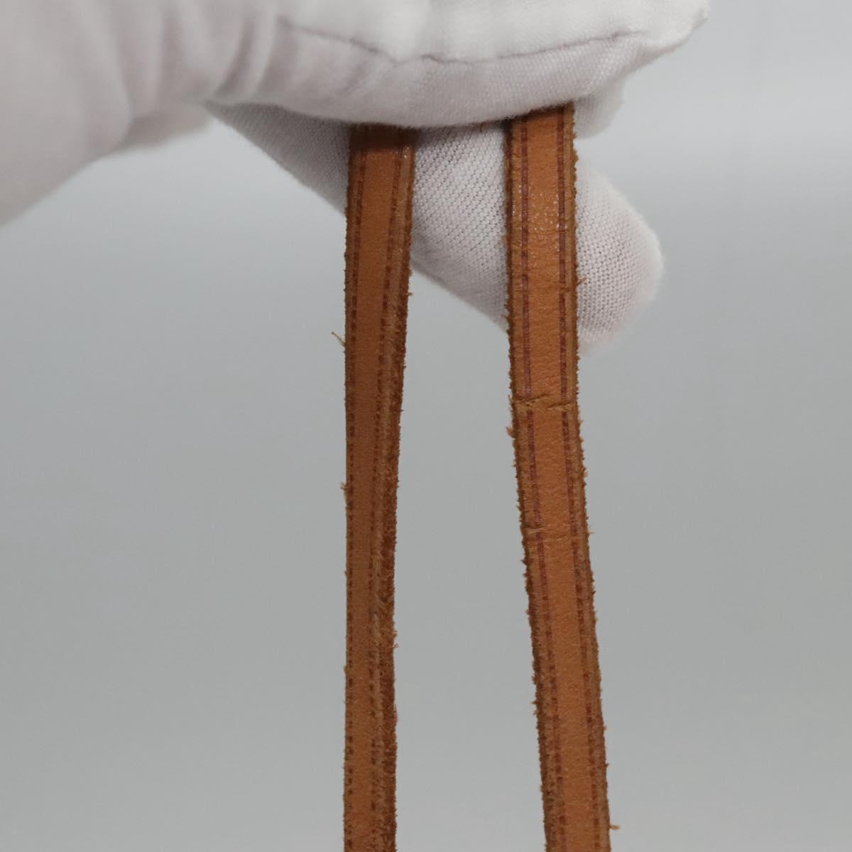 Louis Vuitton Petit Noé Brown Canvas Shoulder Bag (Pre-Owned)