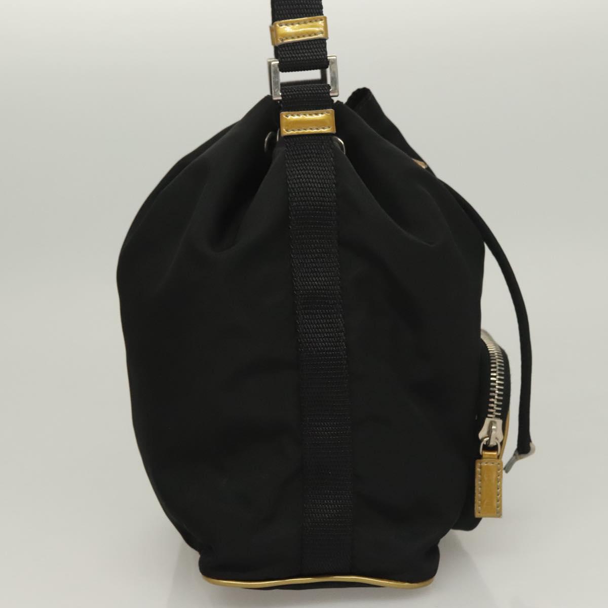 Prada Re-Nylon Black Nylon Handbag (Pre-Owned)