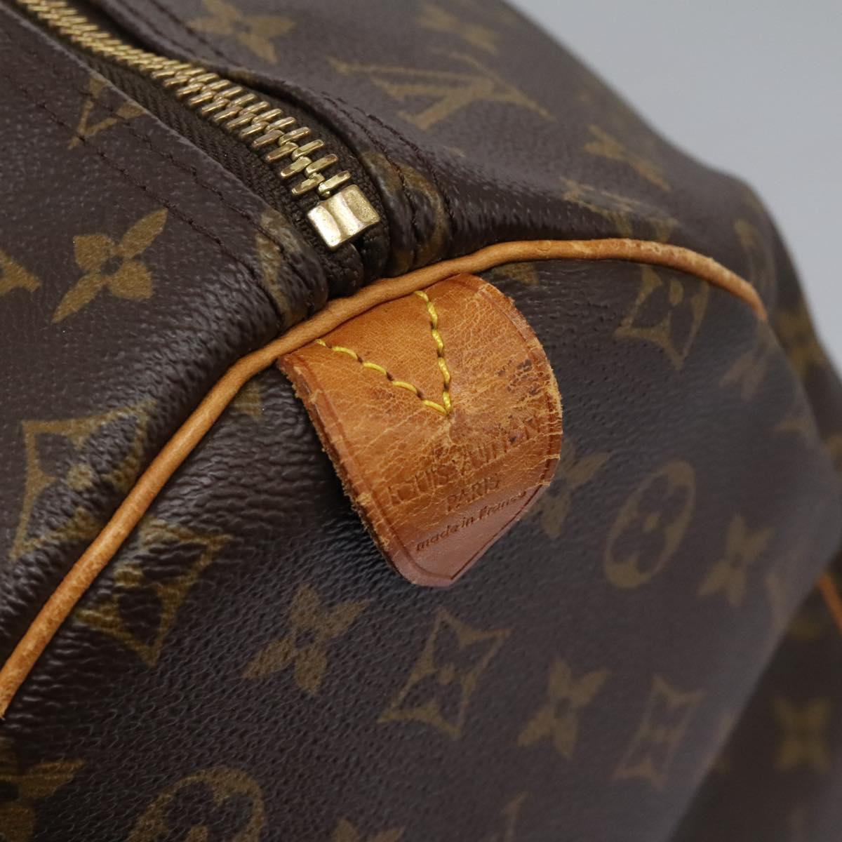 Louis Vuitton Keepall 55 Brown Canvas Travel Bag (Pre-Owned)