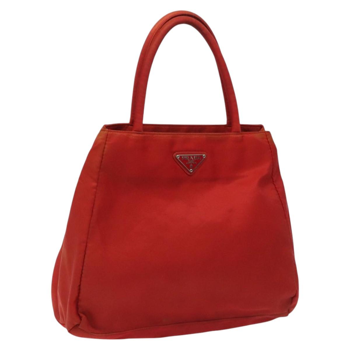 Prada Tessuto City Red Synthetic Handbag (Pre-Owned)