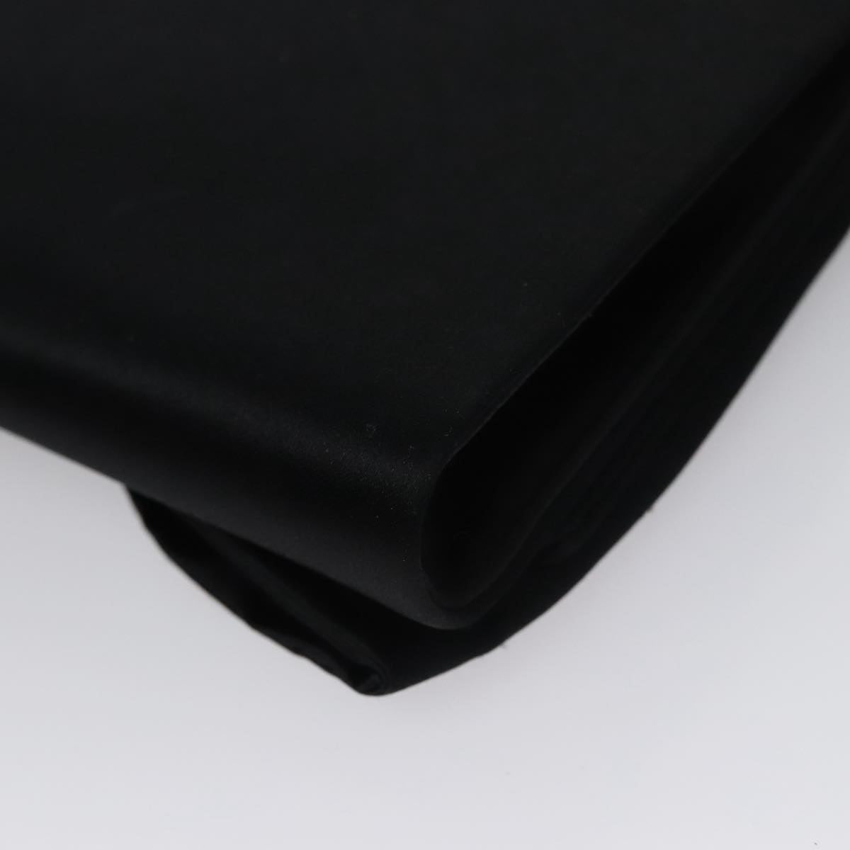 Bottega Veneta Black Silk Clutch Bag (Pre-Owned)