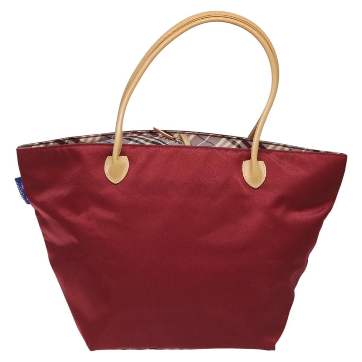 Burberry Blue Label Red Synthetic Tote Bag (Pre-Owned)