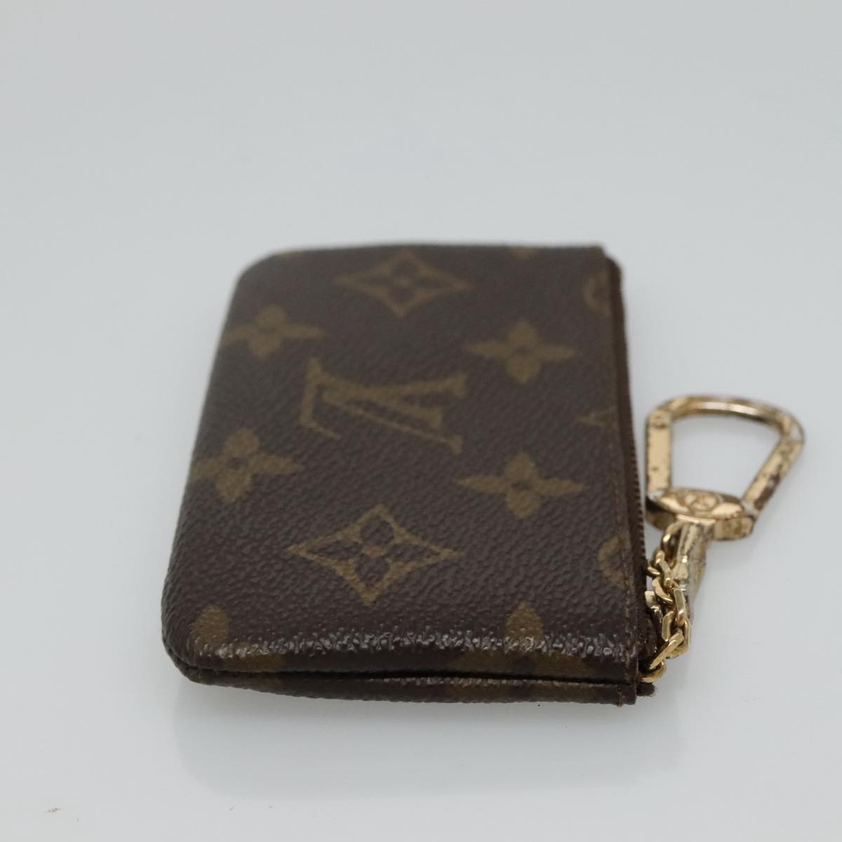 Louis Vuitton Pochette Clés Brown Canvas Wallet (Pre-Owned)