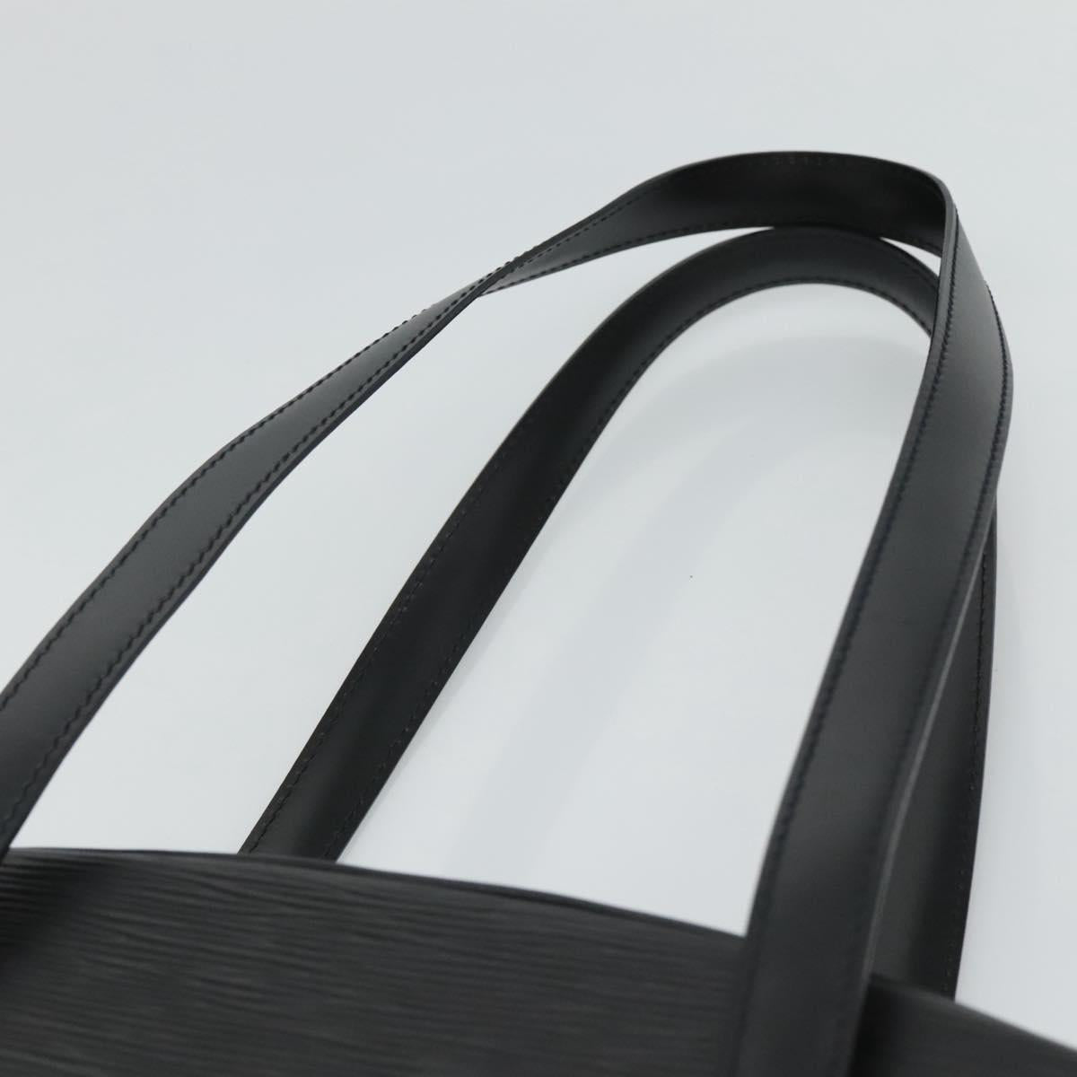 Louis Vuitton Voltaire Black Leather Shoulder Bag (Pre-Owned)