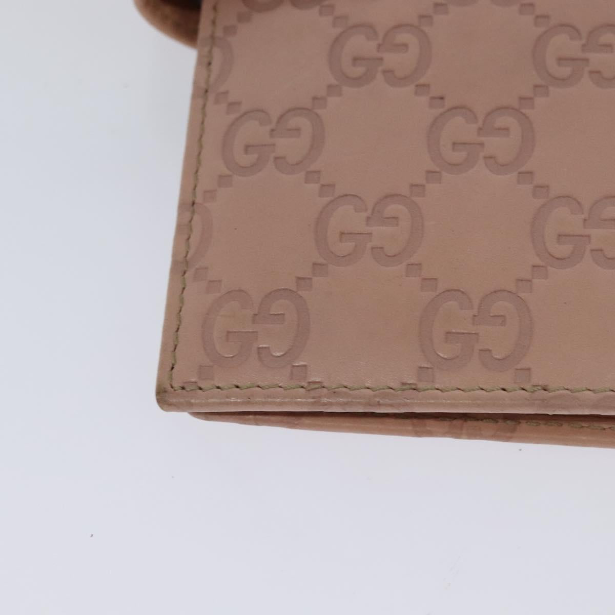 Gucci Couverture Agenda Pink Leather Wallet (Pre-Owned)