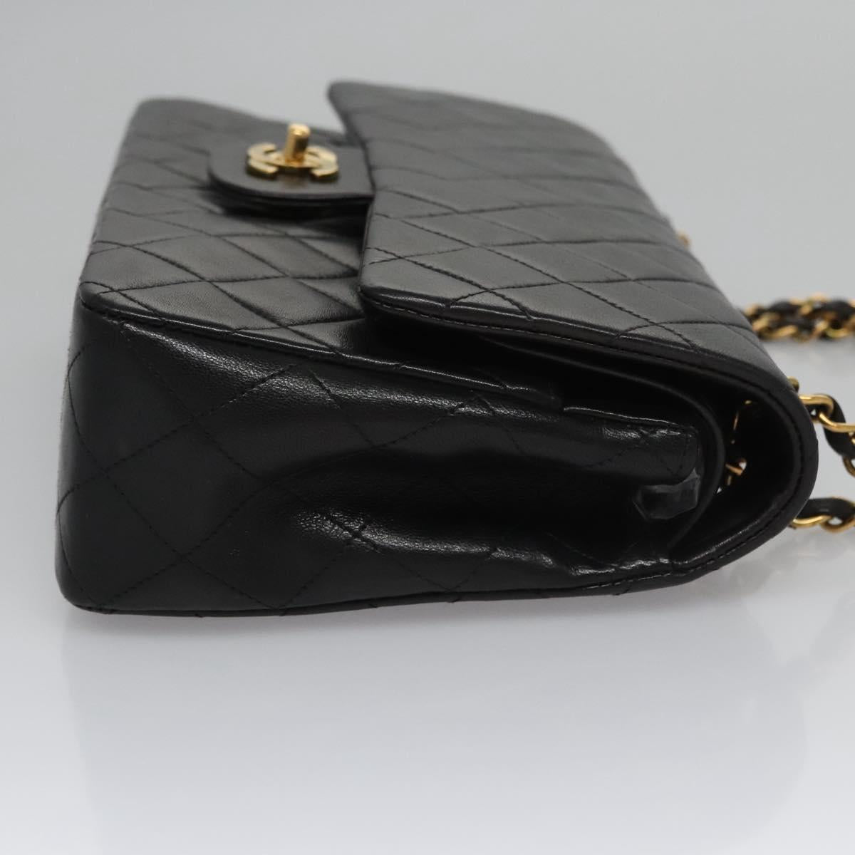 Chanel Timeless Black Leather Shoulder Bag (Pre-Owned)