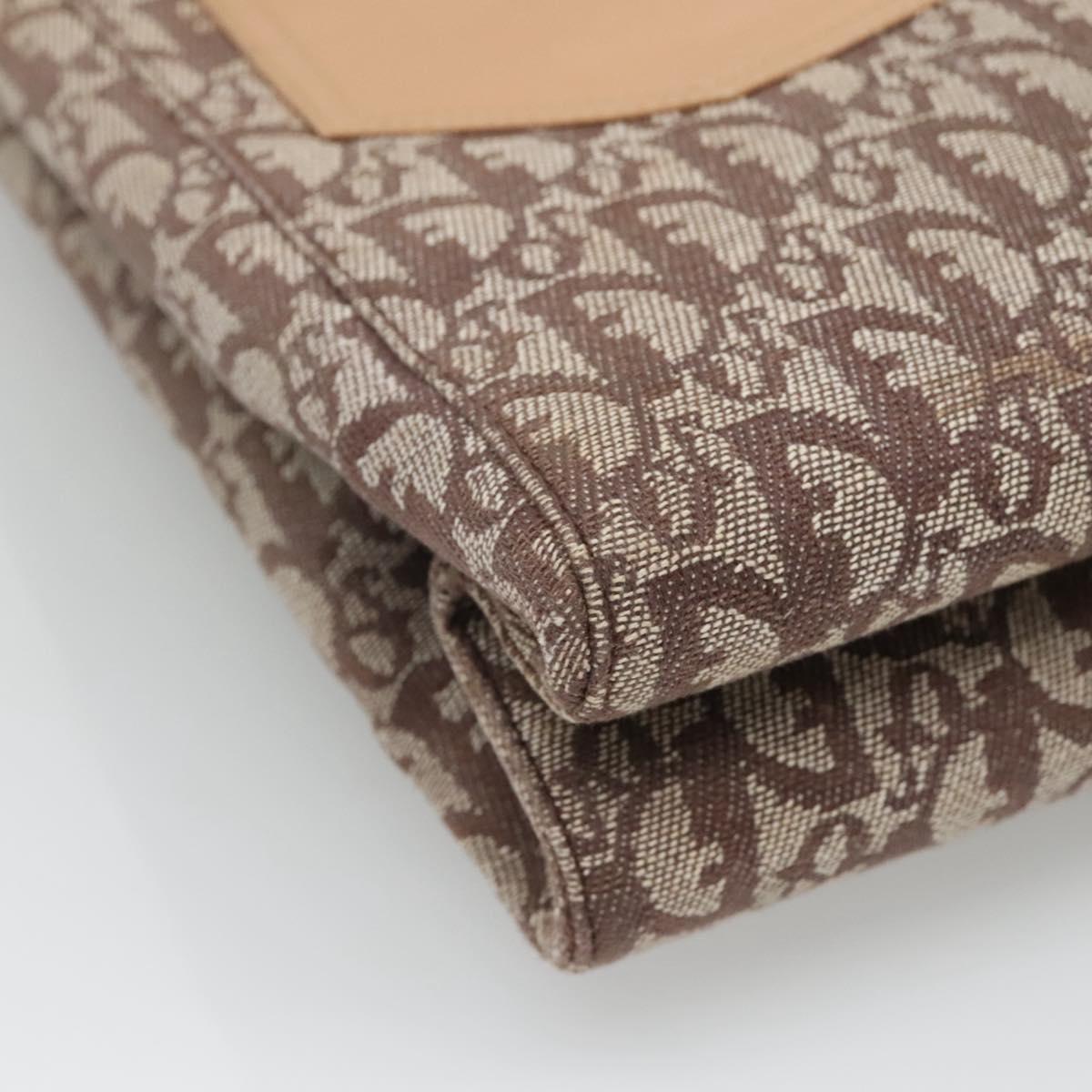 Dior Trotter Brown Canvas Tote Bag (Pre-Owned)