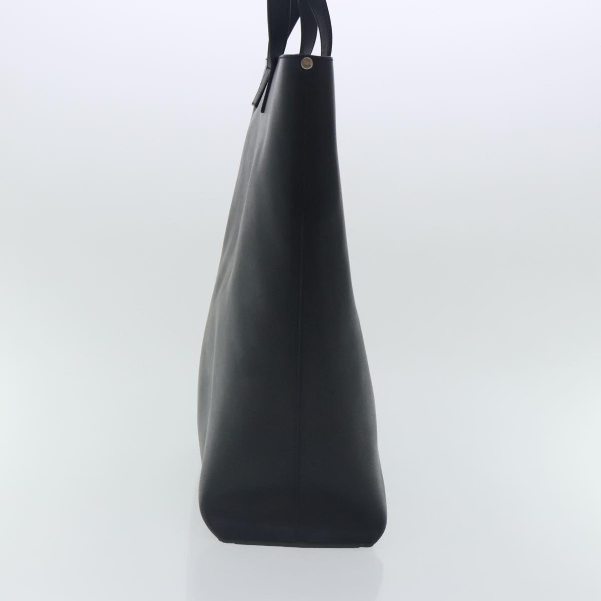 Yves Saint Laurent Black Leather Tote Bag (Pre-Owned)