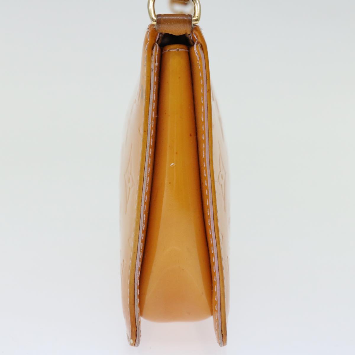 Louis Vuitton Pochette Brown Patent Leather Handbag (Pre-Owned)
