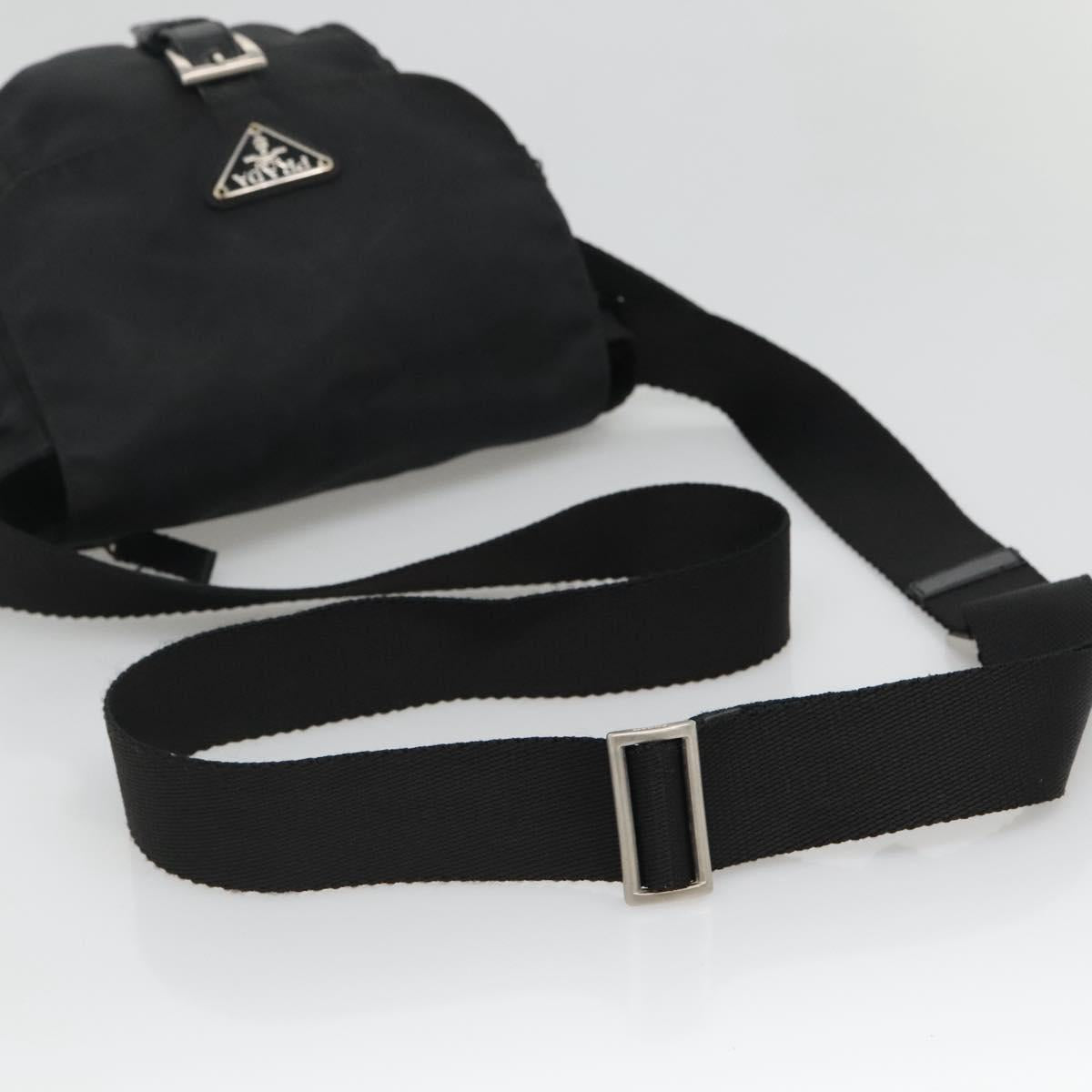 Prada Re-Nylon Black Synthetic Shoulder Bag (Pre-Owned)