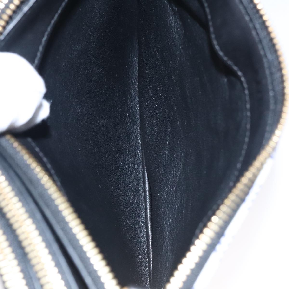 Céline Trio Blue Canvas Shoulder Bag (Pre-Owned)