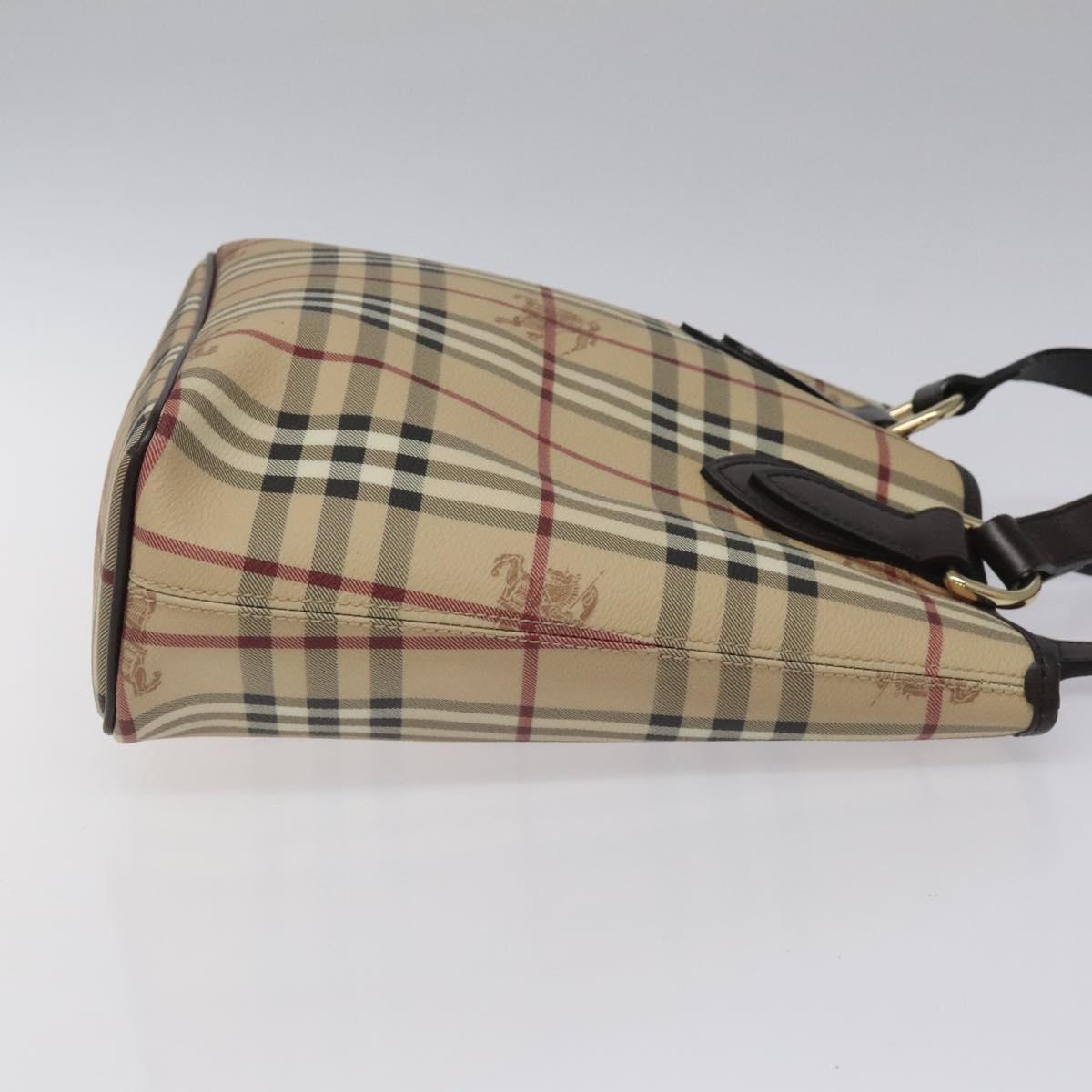 Burberry Nova Check Beige Canvas Tote Bag (Pre-Owned)