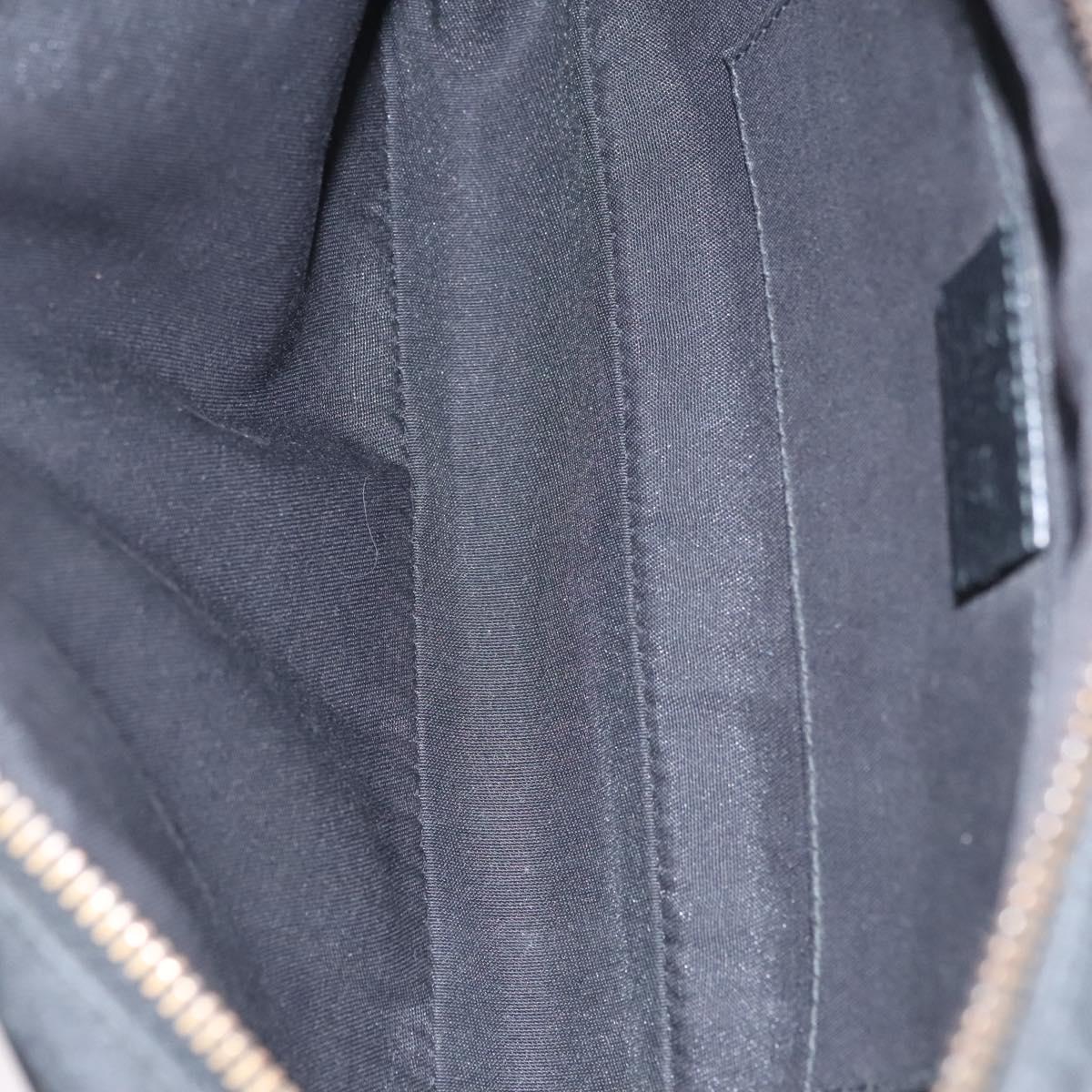 Gucci Gg Canvas Black Canvas Shoulder Bag (Pre-Owned)