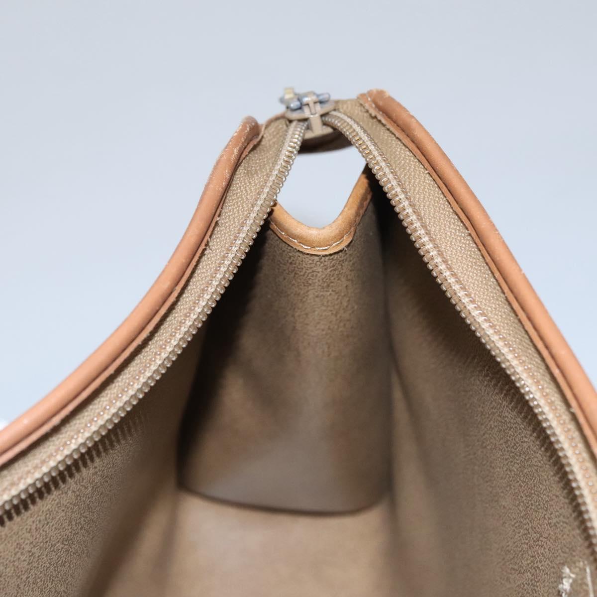 Dior Honeycomb Beige Canvas Clutch Bag (Pre-Owned)