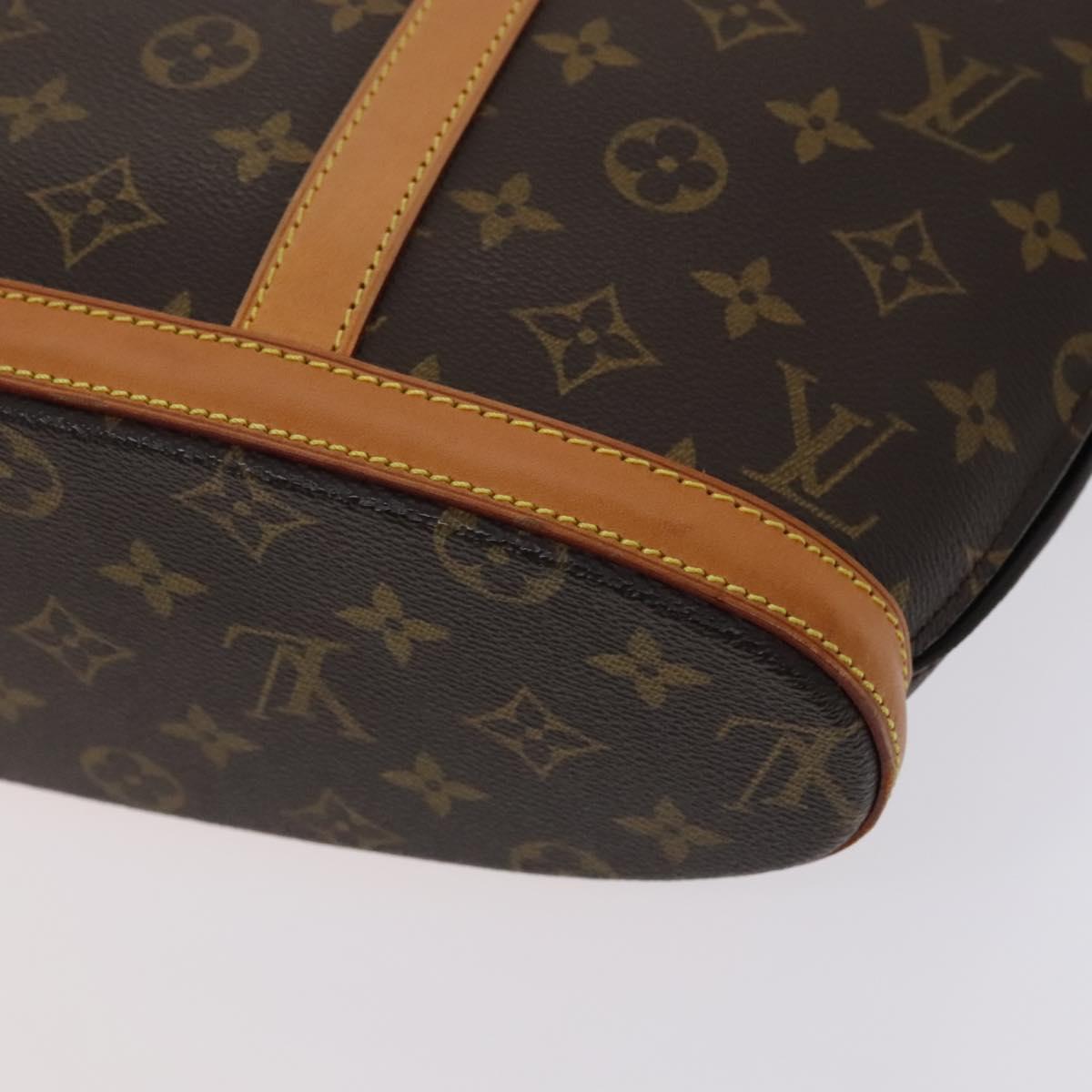 Louis Vuitton Babylone Brown Canvas Tote Bag (Pre-Owned)