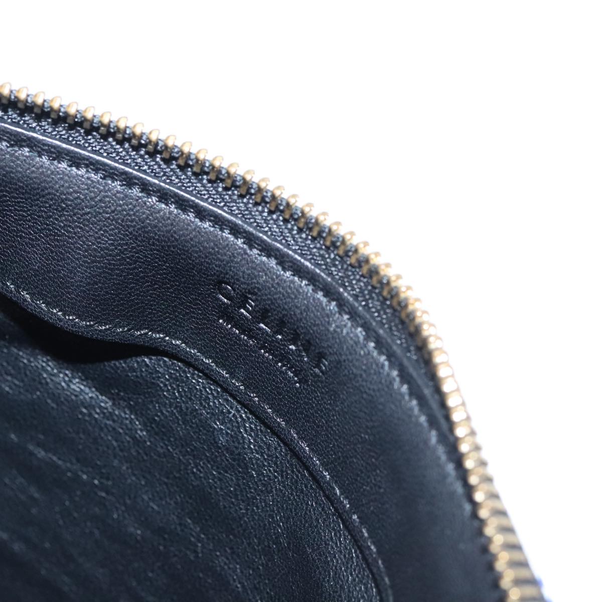 Céline Trio Blue Canvas Shoulder Bag (Pre-Owned)