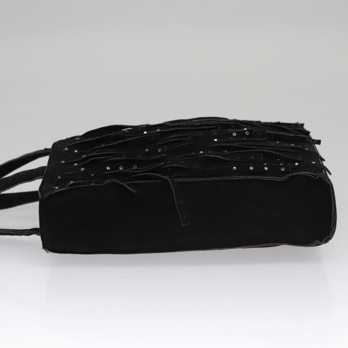 Chanel Black Suede Tote Bag (Pre-Owned)