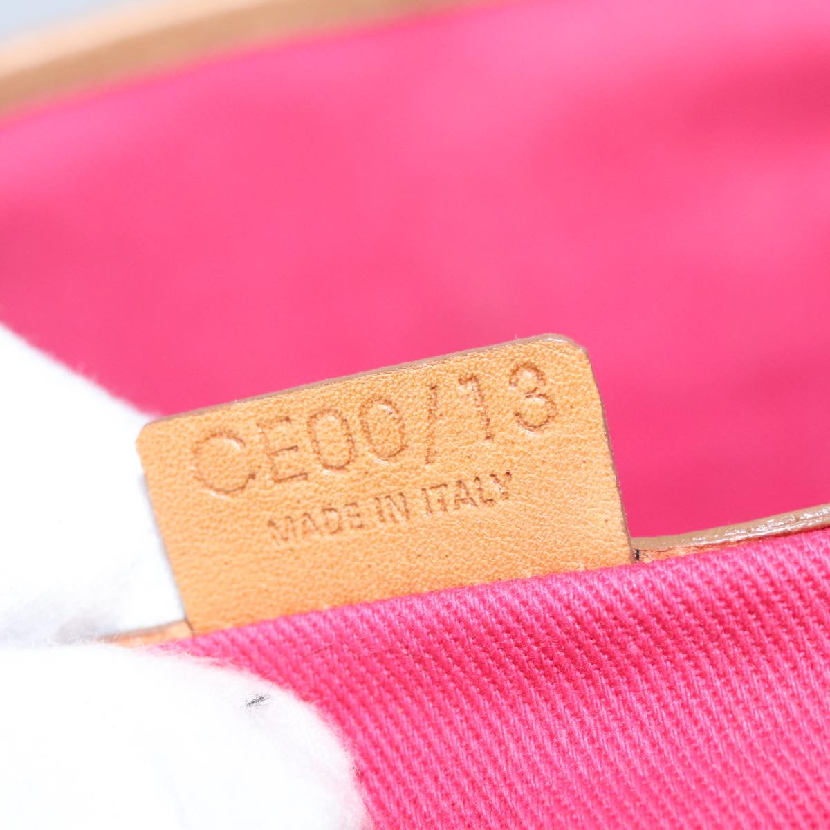 Céline Boogie Pink Canvas Handbag (Pre-Owned)