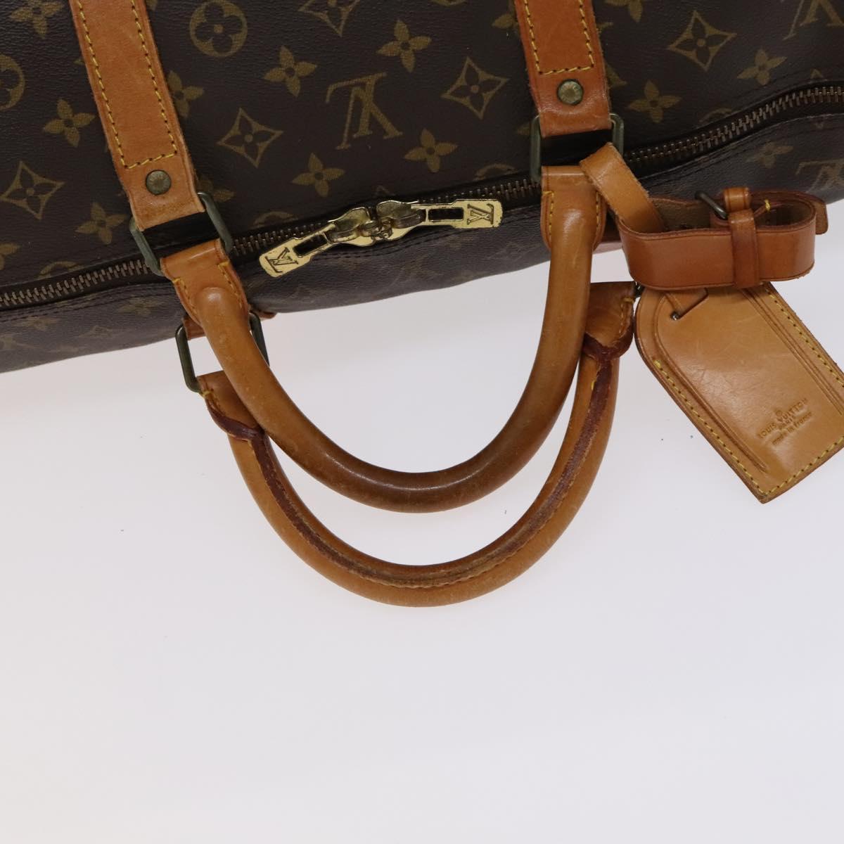 Louis Vuitton Keepall 60 Brown Canvas Travel Bag (Pre-Owned)