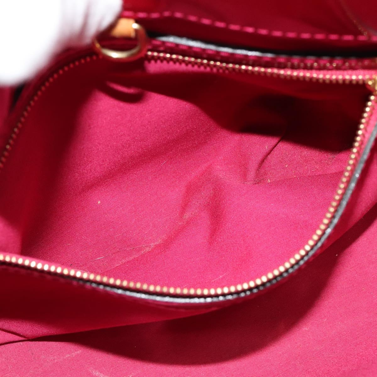 Louis Vuitton Catalina White Patent Leather Handbag (Pre-Owned)