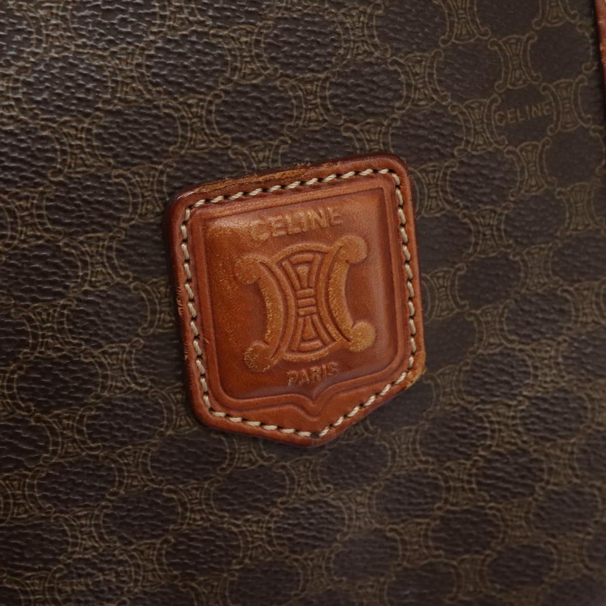 Céline Boston Brown Canvas Travel Bag (Pre-Owned)