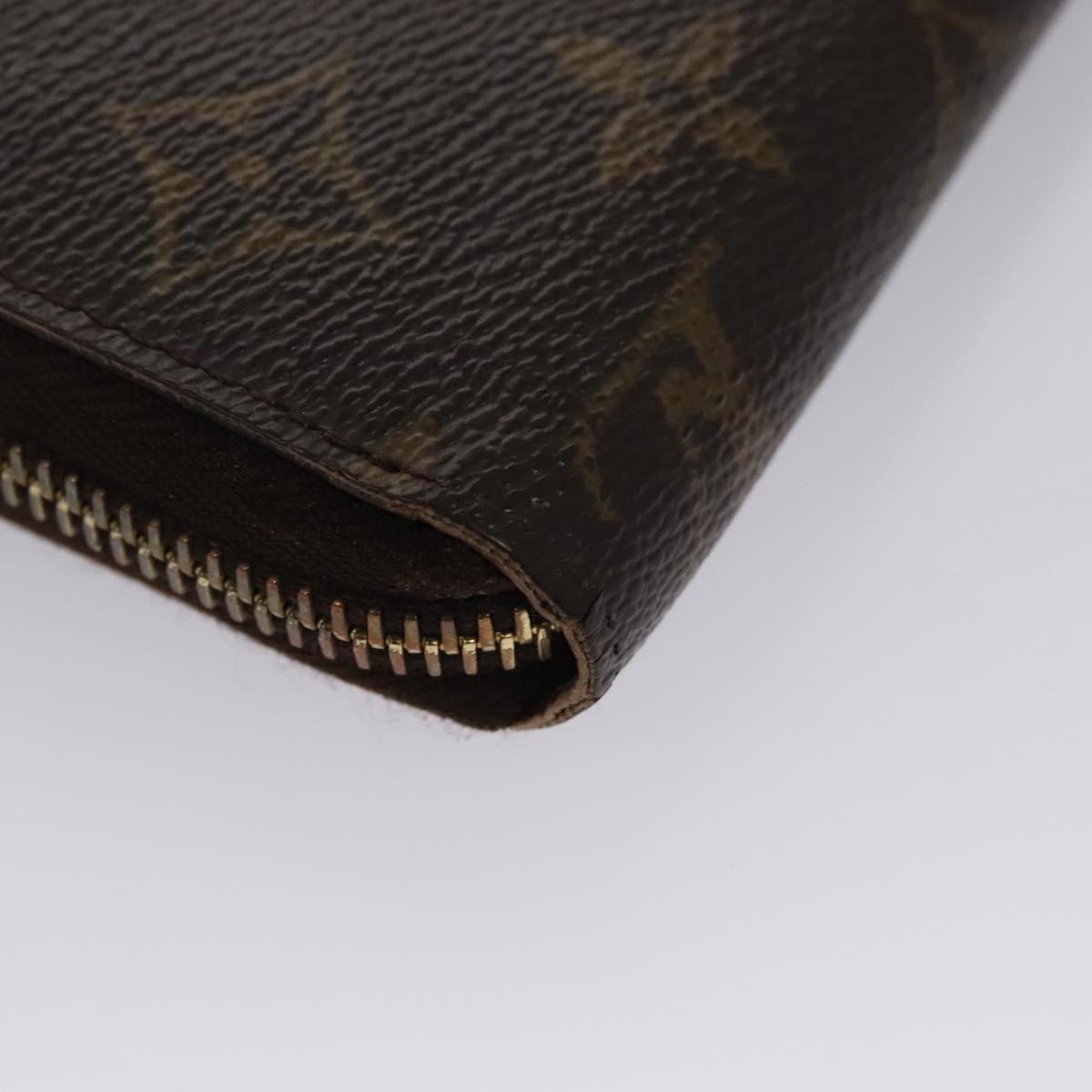 Louis Vuitton Zippy Wallet Brown Canvas Wallet (Pre-Owned)