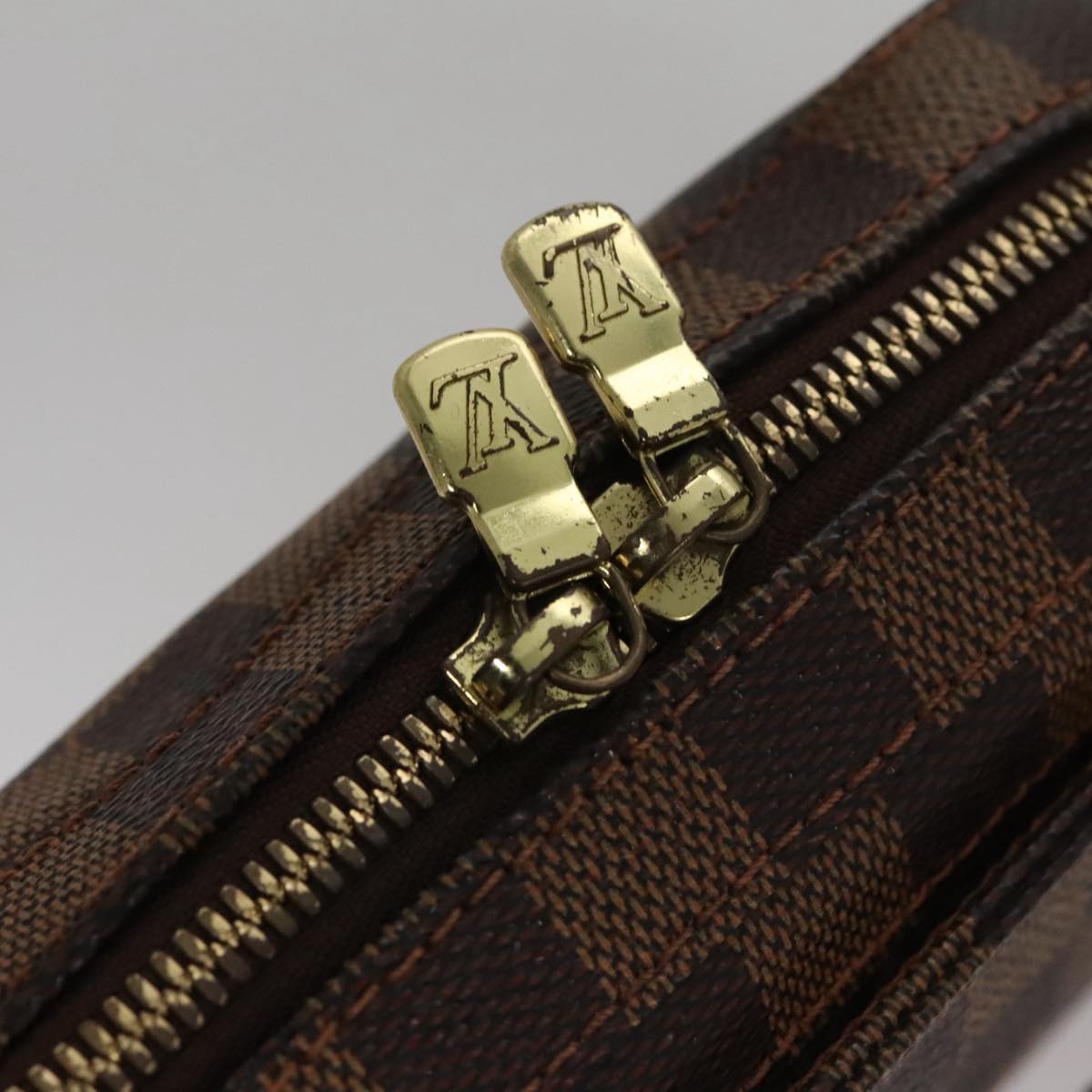 Louis Vuitton Geronimos Brown Canvas Shoulder Bag (Pre-Owned)