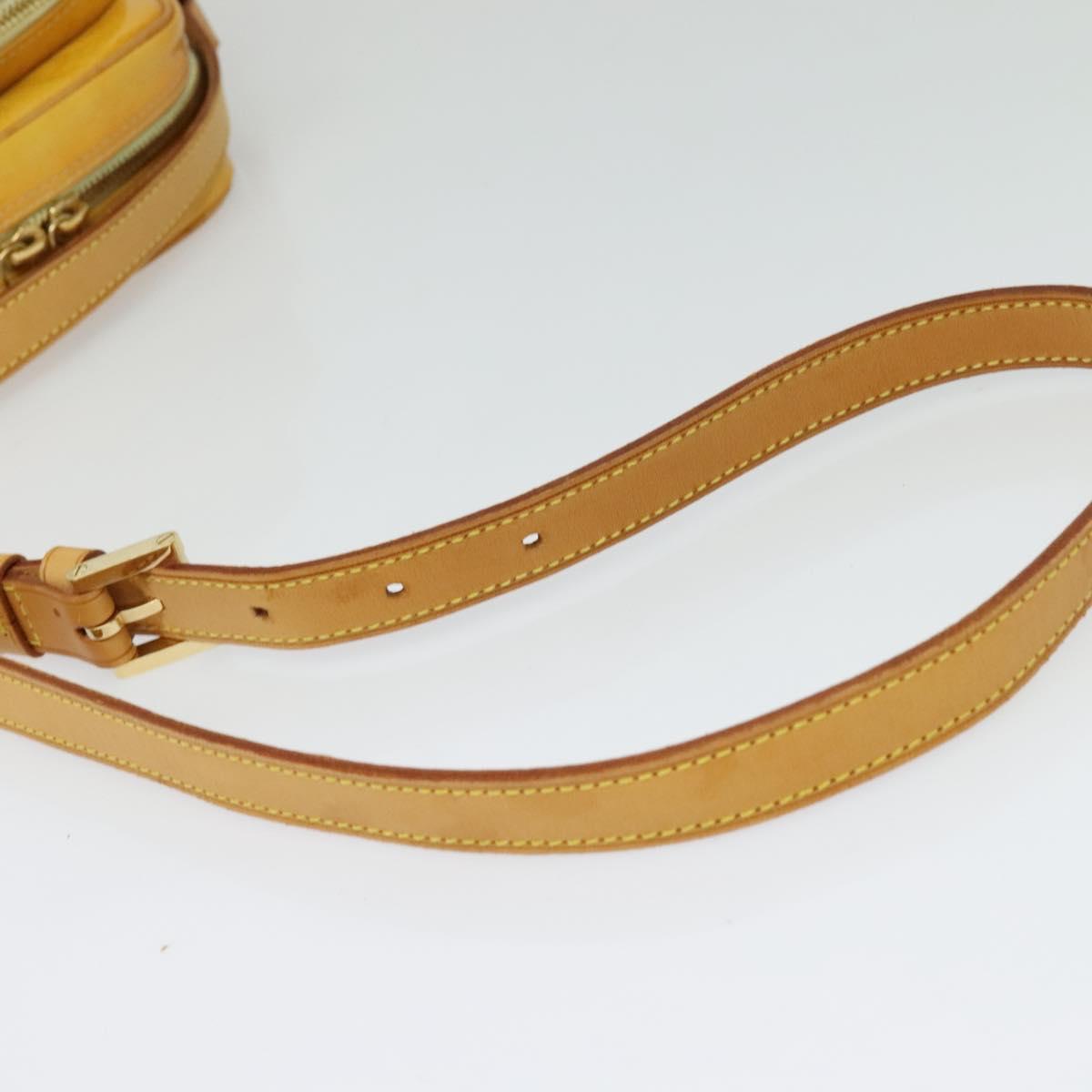 Louis Vuitton Wooster Yellow Patent Leather Shoulder Bag (Pre-Owned)