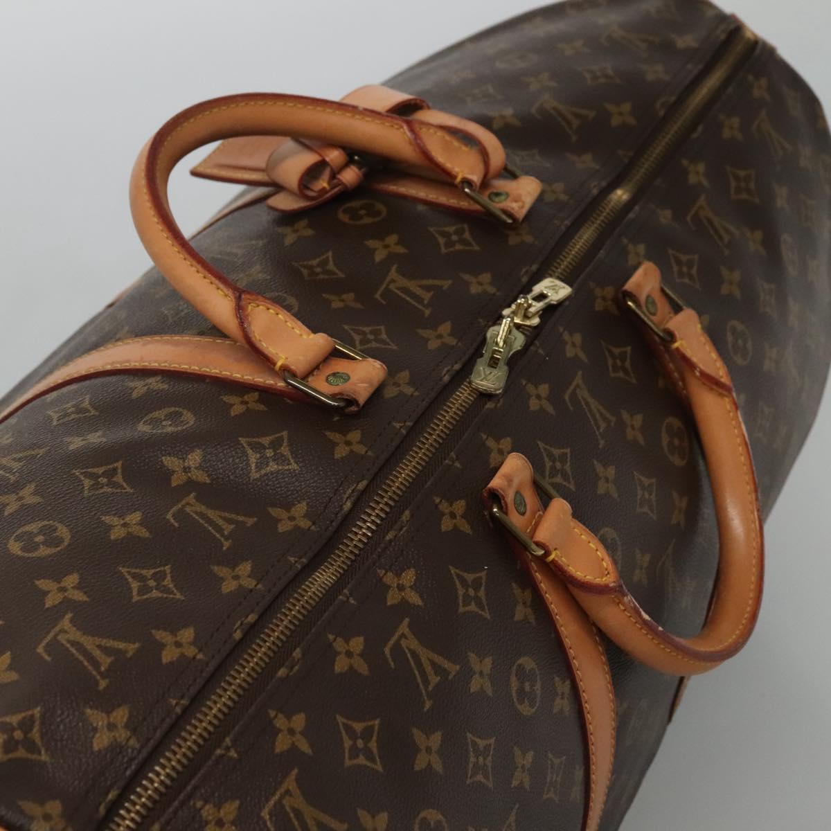 Louis Vuitton Keepall 60 Brown Canvas Travel Bag (Pre-Owned)