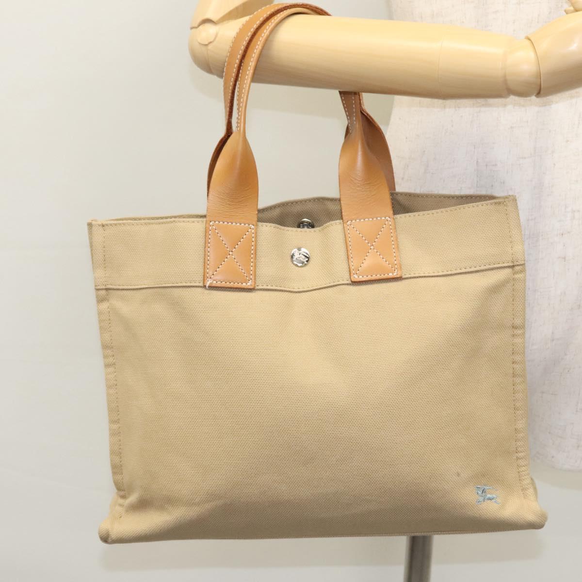 Burberry Blue Label Beige Canvas Tote Bag (Pre-Owned)