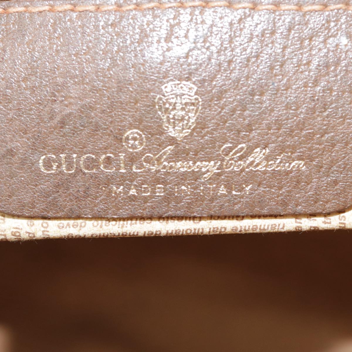 Gucci Ophidia Beige Canvas Clutch Bag (Pre-Owned)