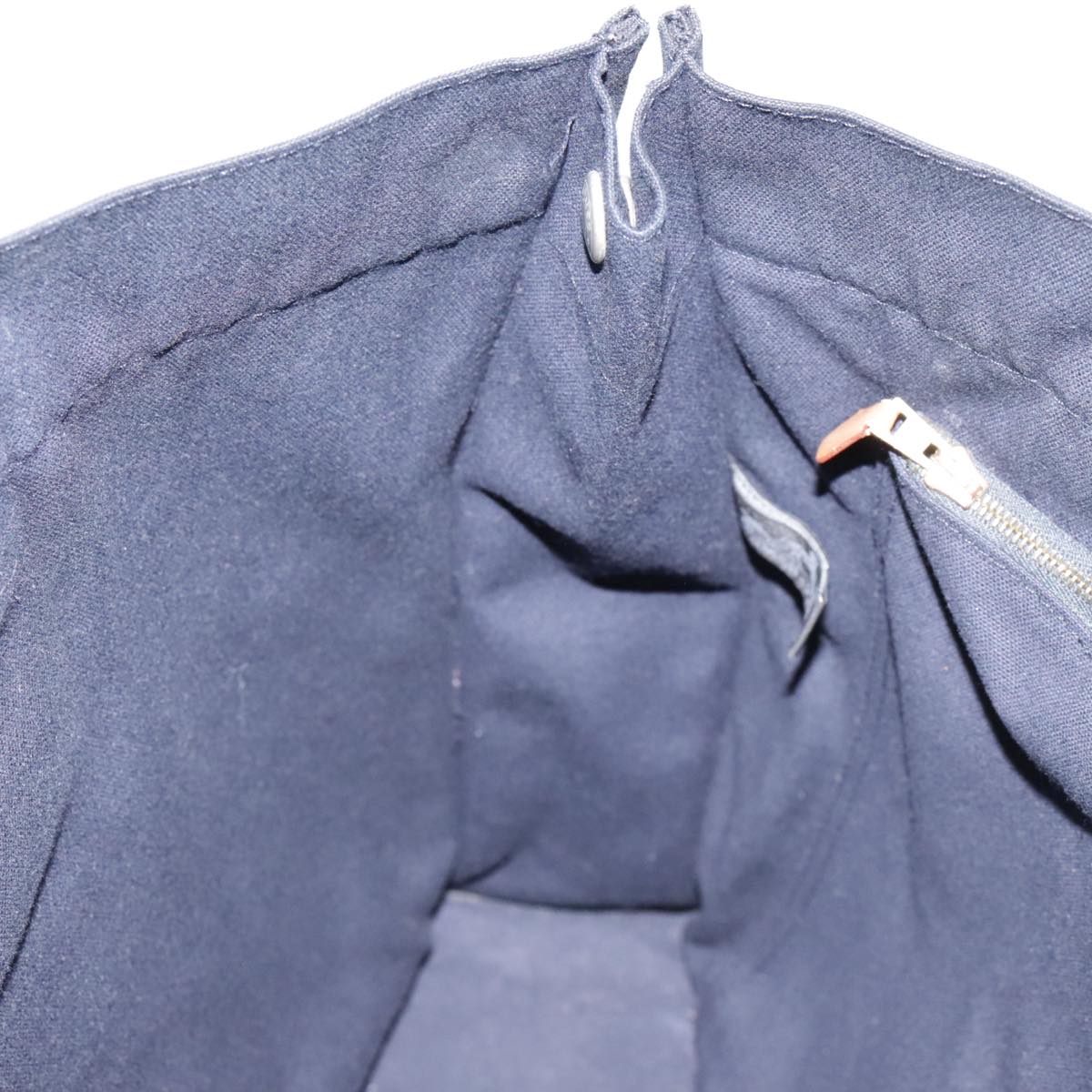 Hermès Toto Navy Canvas Tote Bag (Pre-Owned)