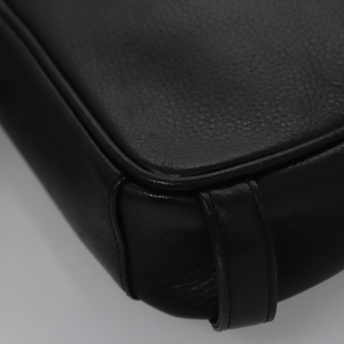 Burberry Black Leather Clutch Bag (Pre-Owned)