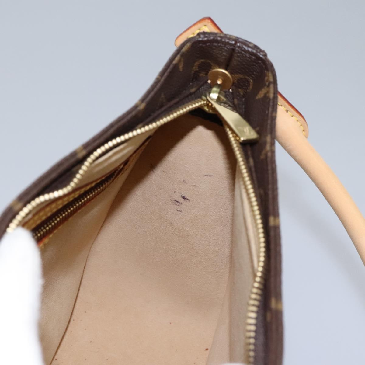 Louis Vuitton Looping Mm Brown Canvas Shoulder Bag (Pre-Owned)