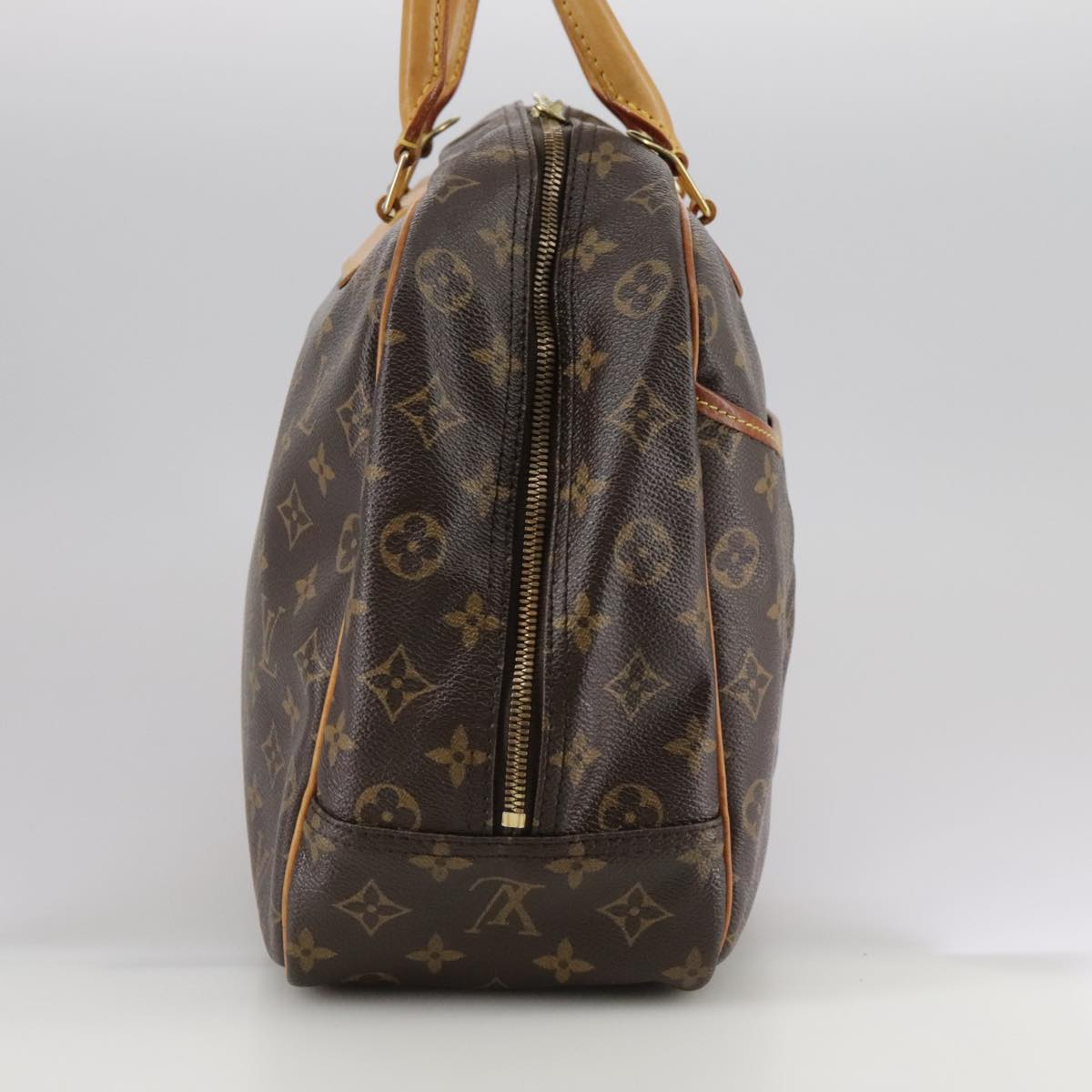 Louis Vuitton Deauville Brown Canvas Handbag (Pre-Owned)