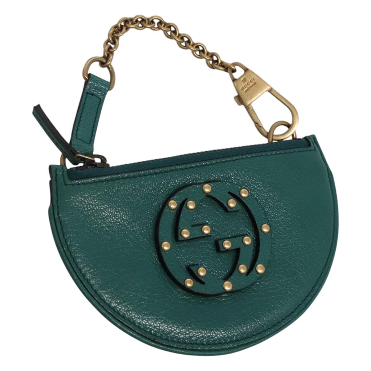 Gucci Green Leather Wallet (Pre-Owned)
