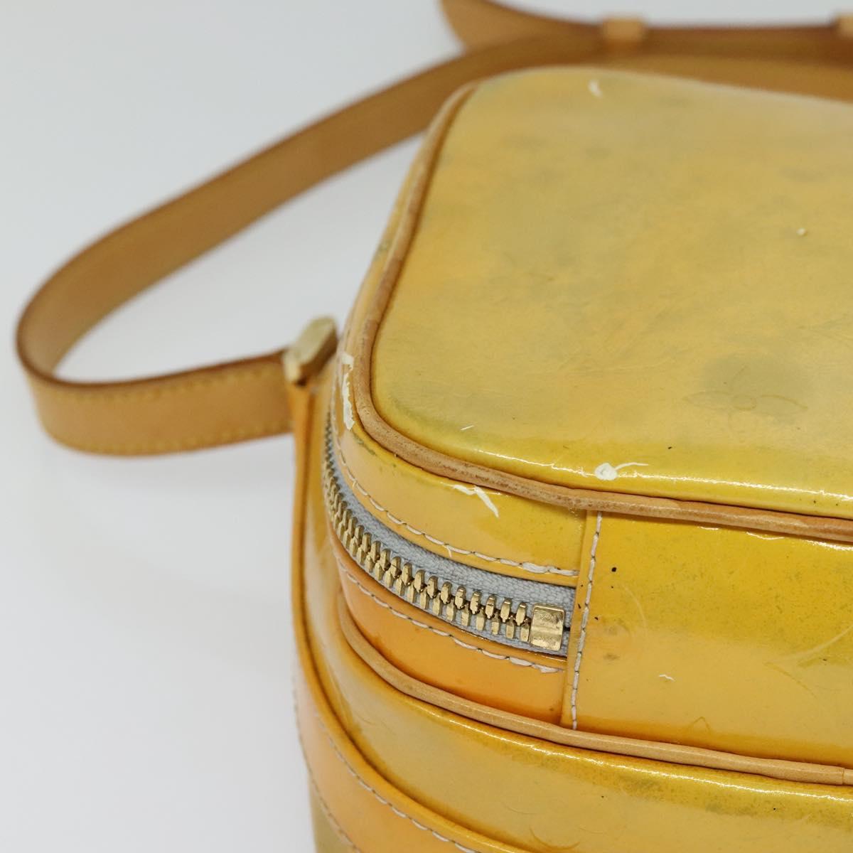 Louis Vuitton Wooster Yellow Patent Leather Shoulder Bag (Pre-Owned)
