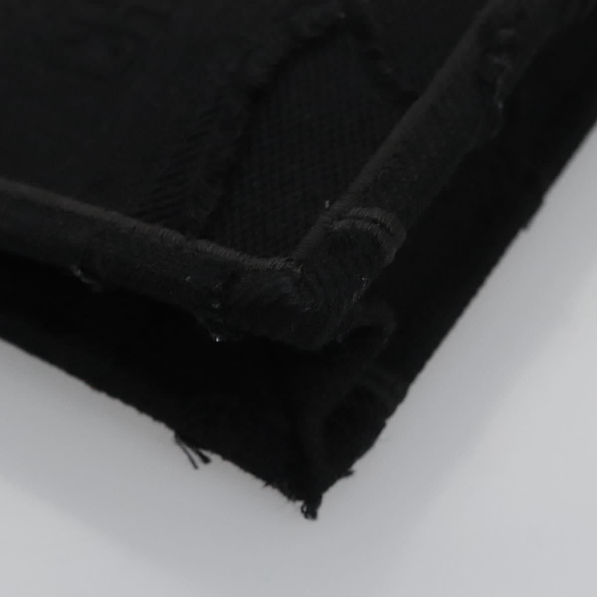 Dior Book Tote Black Canvas Tote Bag (Pre-Owned)