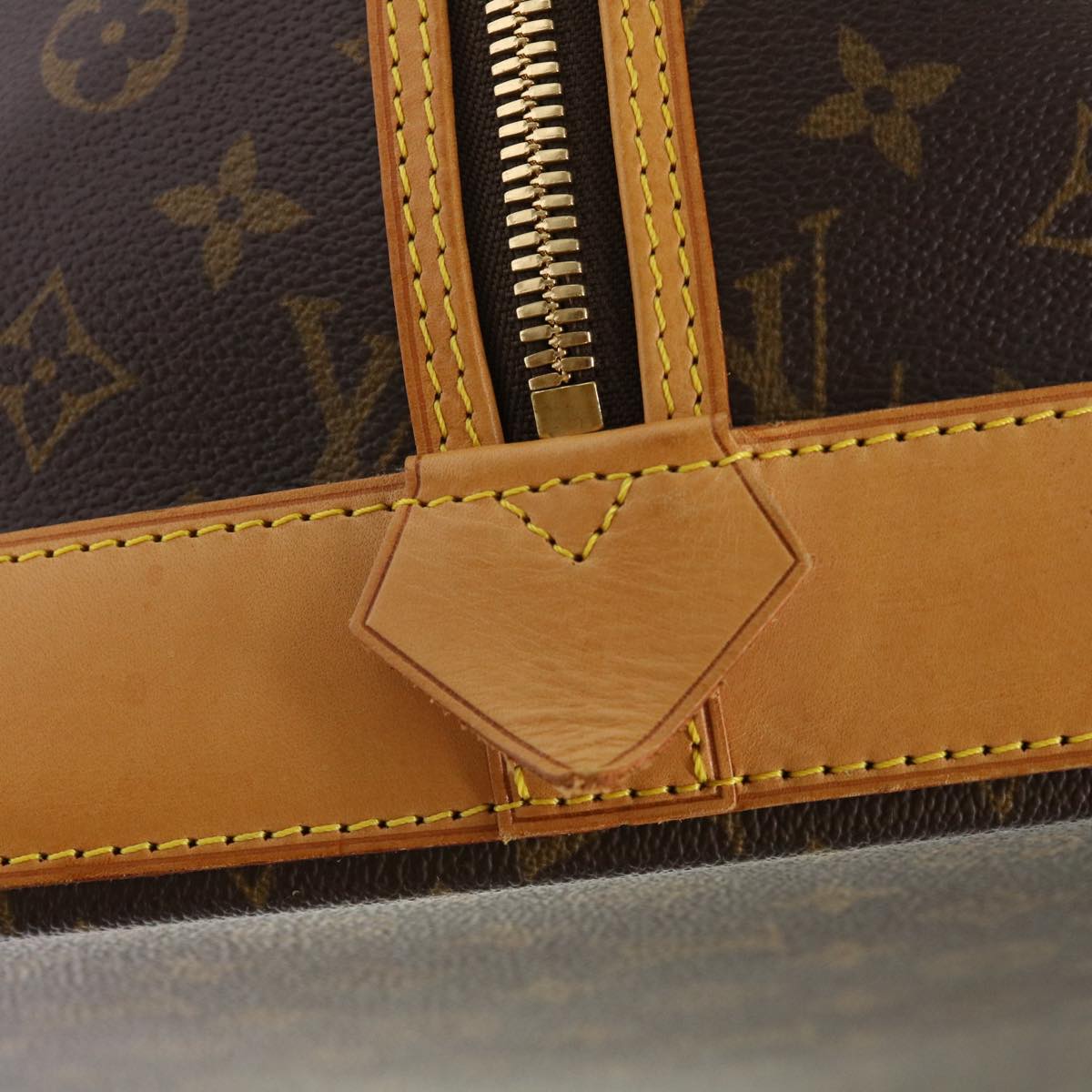 Louis Vuitton Alma Brown Canvas Travel Bag (Pre-Owned)