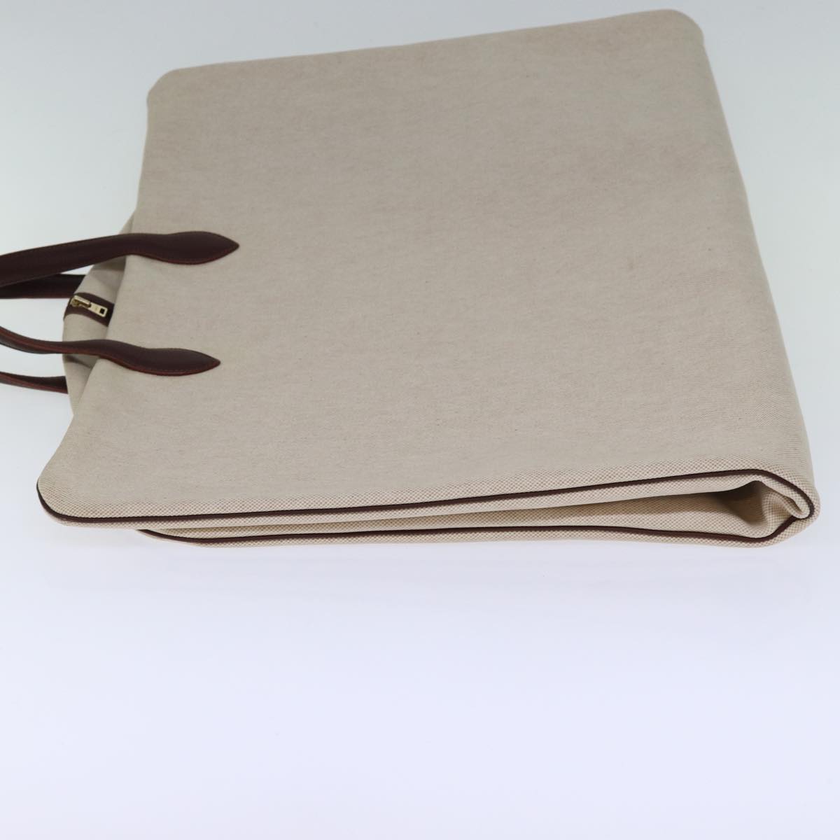 Hermès Beige Canvas Travel Bag (Pre-Owned)
