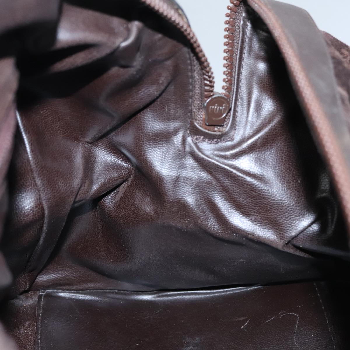 Céline Macadam Brown Suede Handbag (Pre-Owned)