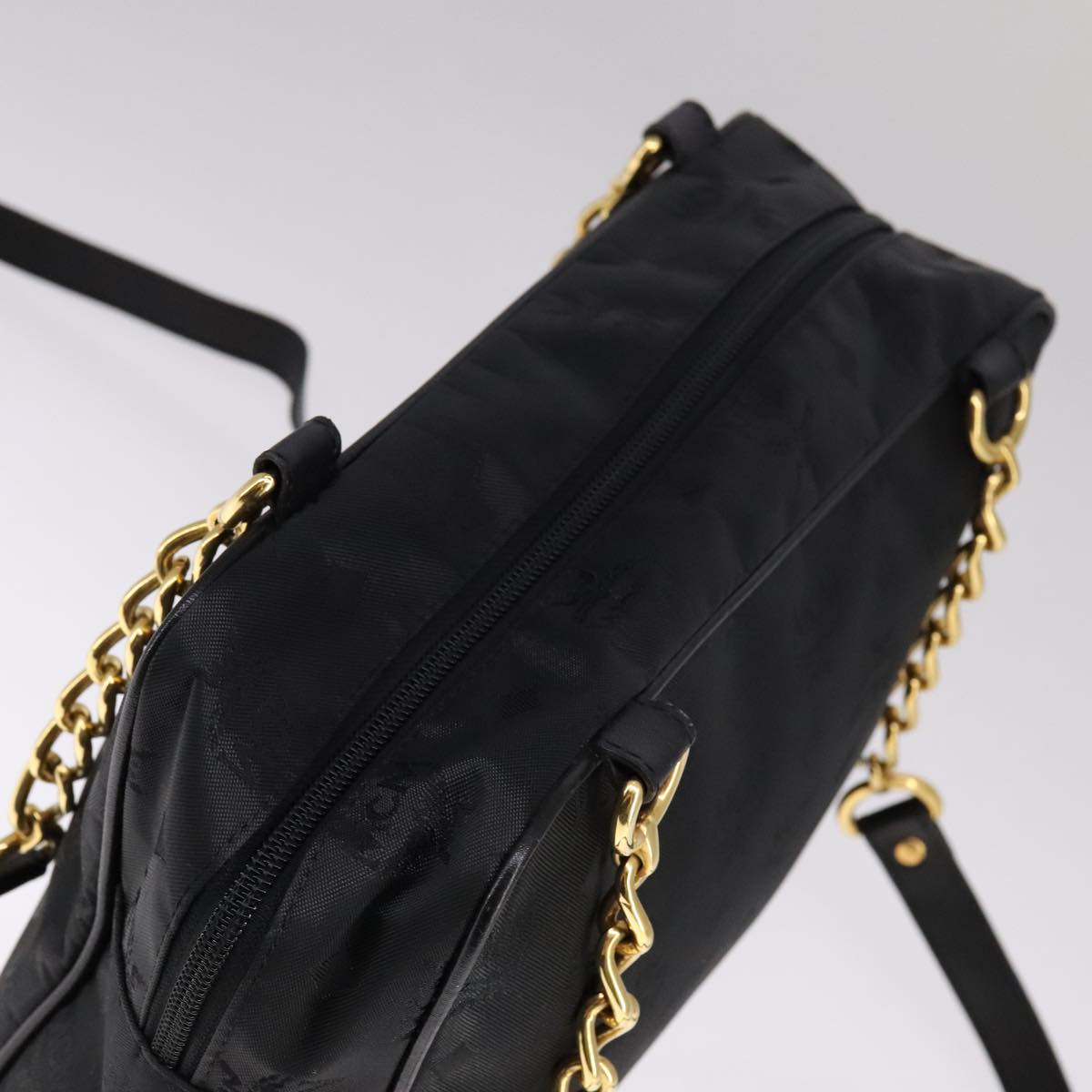 MCM Visetos Black Synthetic Shoulder Bag (Pre-Owned)